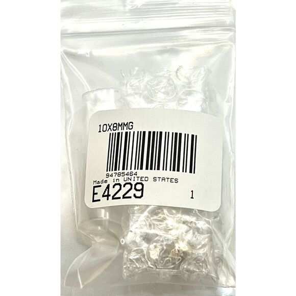 10k Gold Polished 8mm Ball Post Earrings, New - Picture 6 of 6